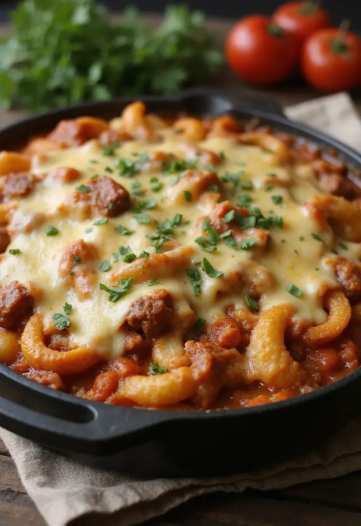 25 One-Pot Beef Recipes for Effortless Cooking - 25. Beef and Pasta Bake