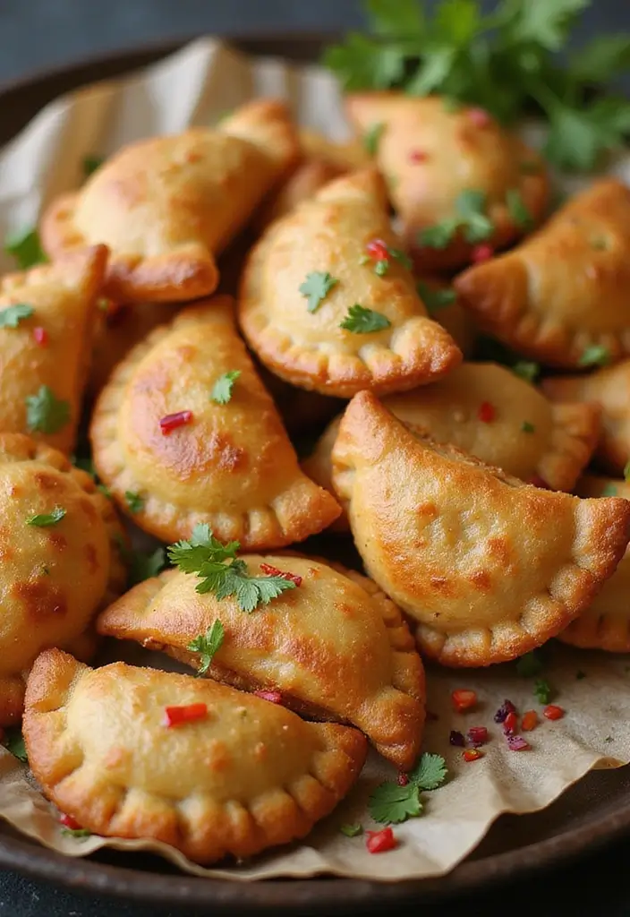 25 Pork Appetizer Recipes That Steal the Show - 10. Savory Pork Empanadas
