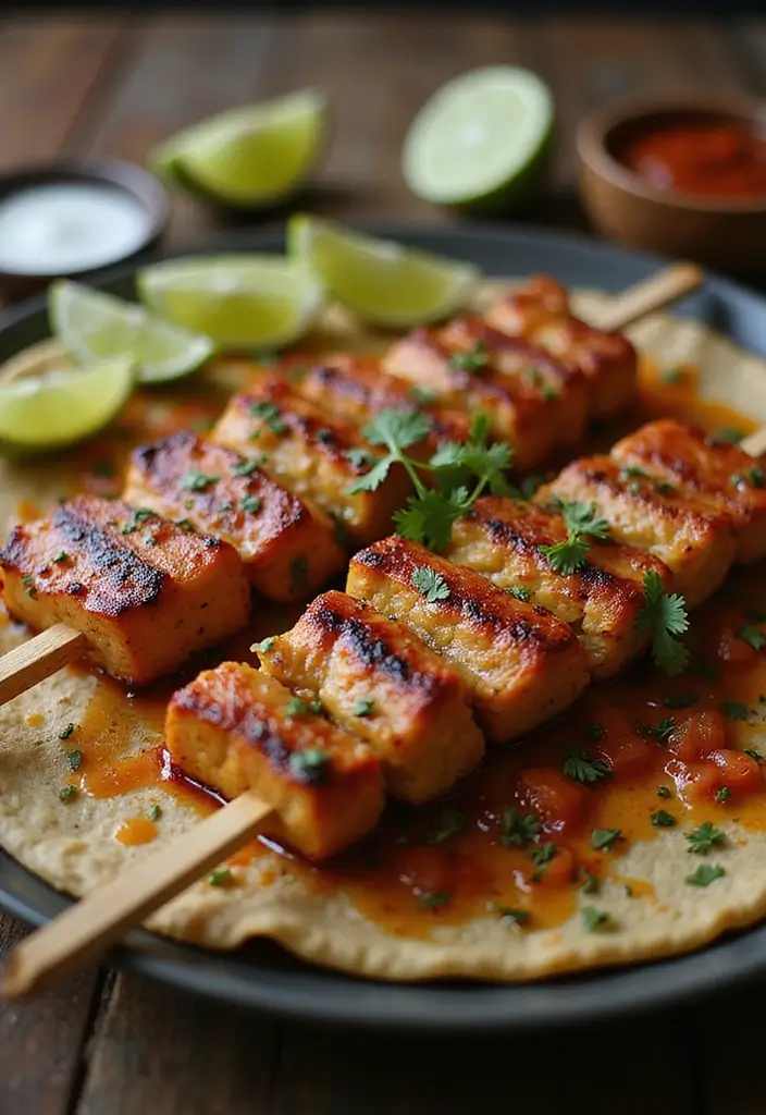 25 Pork Appetizer Recipes That Steal the Show - 18. Pork Fajita Skewers