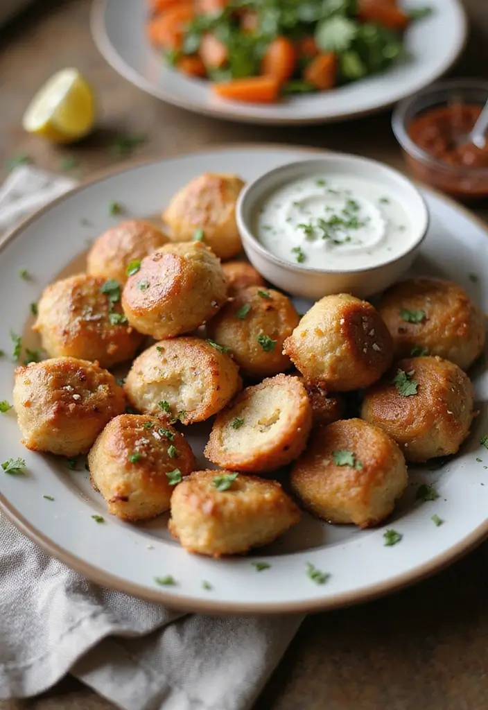 25 Pork Appetizer Recipes That Steal the Show - 20. Pork Gyro Bites