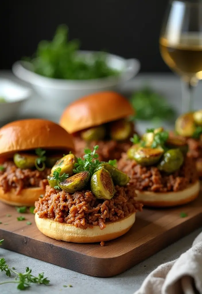 25 Pulled Pork Recipes for Sandwich Lovers - 11. Pulled Pork and Brussels Sprouts Sandwiches