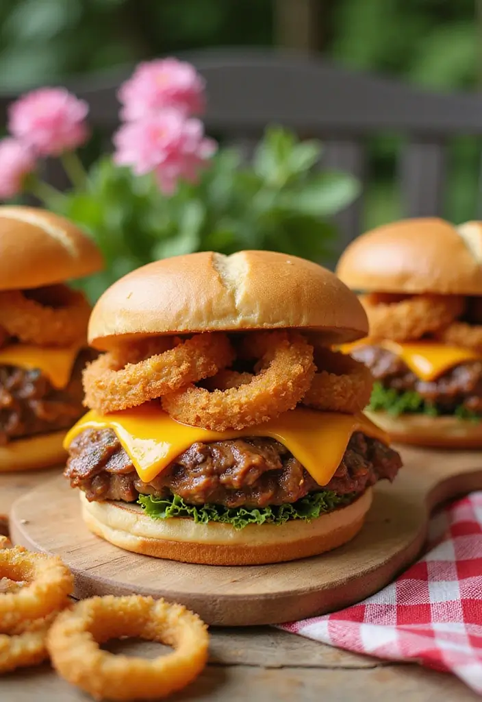 25 Pulled Pork Recipes for Sandwich Lovers - 16. Pulled Pork Cheeseburgers