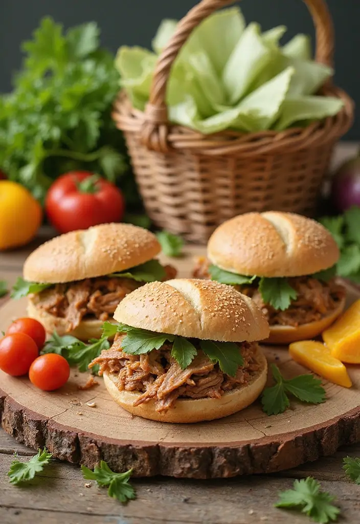25 Pulled Pork Recipes for Sandwich Lovers - 19. Pulled Pork Salad Sandwiches