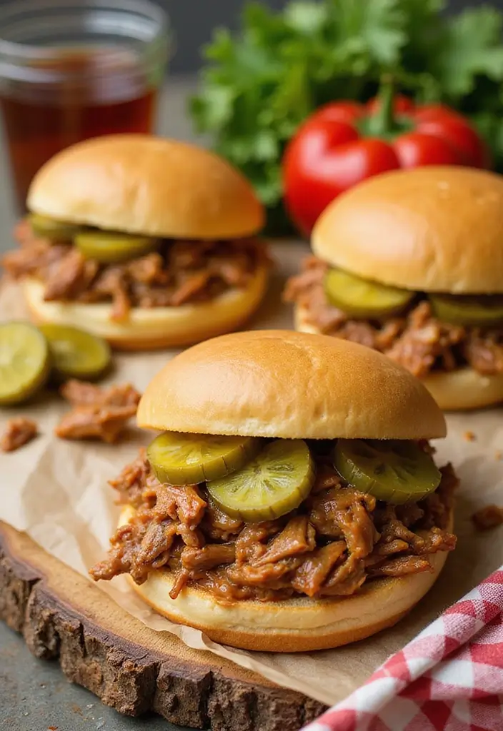 25 Pulled Pork Recipes for Sandwich Lovers - 3. Carolina Mustard Sauce Pulled Pork Sandwiches