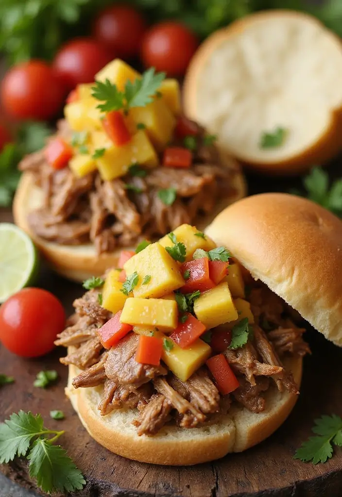 25 Pulled Pork Recipes for Sandwich Lovers - 4. Pulled Pork with Pineapple Salsa