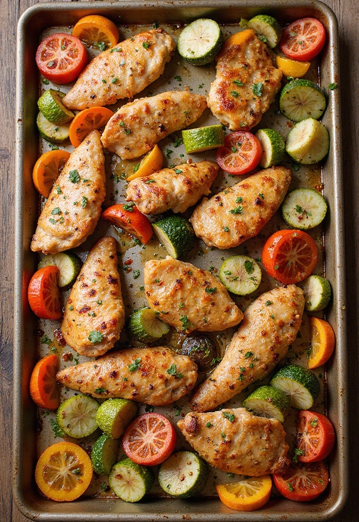 25 Sheet Pan Meat Recipes for Quick Dinners - 16. Chicken and Vegetable Stir-Fry
