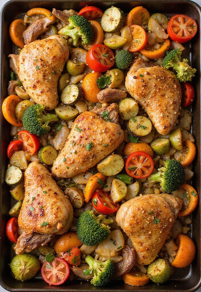 25 Sheet Pan Meat Recipes for Quick Dinners - 24. One-Pan Chicken Stir-Fry