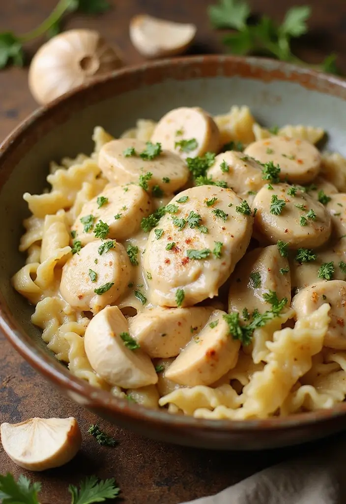 25 Slow Cooker Chicken Recipes for Effortless Dinners - 1. Creamy Garlic Chicken