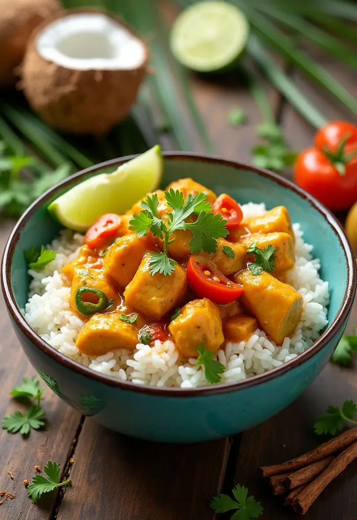 25 Slow Cooker Chicken Recipes for Effortless Dinners - 12. Coconut Curry Chicken