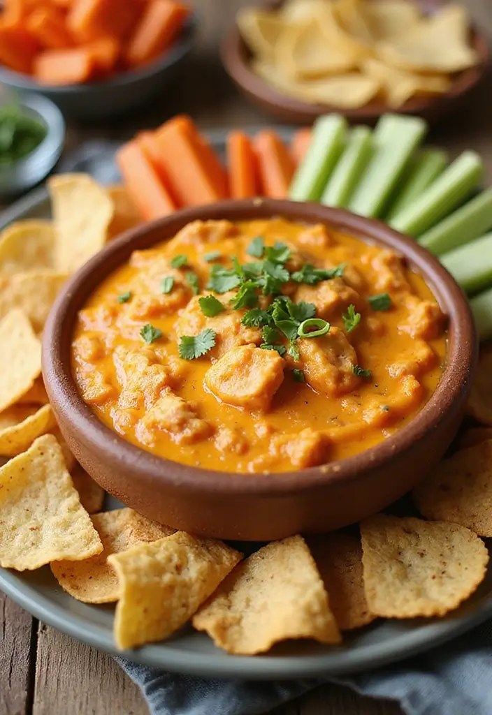 25 Slow Cooker Chicken Recipes for Effortless Dinners - 13. Buffalo Chicken Dip