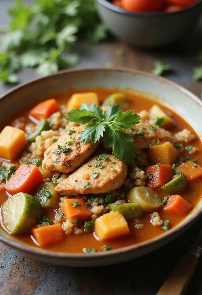 25 Slow Cooker Chicken Recipes for Effortless Dinners - 7. Chicken and Quinoa Stew