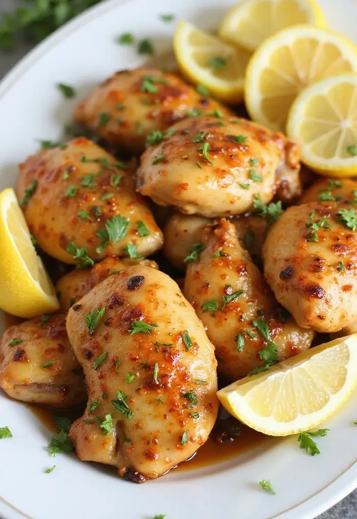 25 Spicy Chicken Recipes for Heat Lovers - 15. Spicy Garlic Lemon Chicken