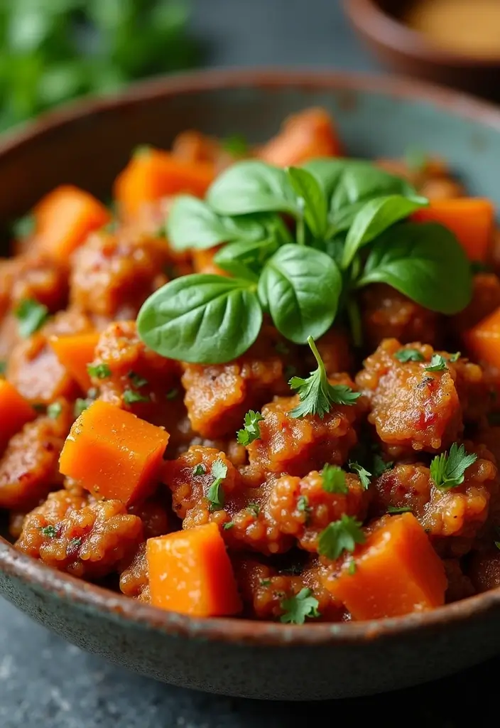 25 Spicy Pork Recipes for Flavor Seekers - 12. Spicy Pork and Sweet Potato Hash