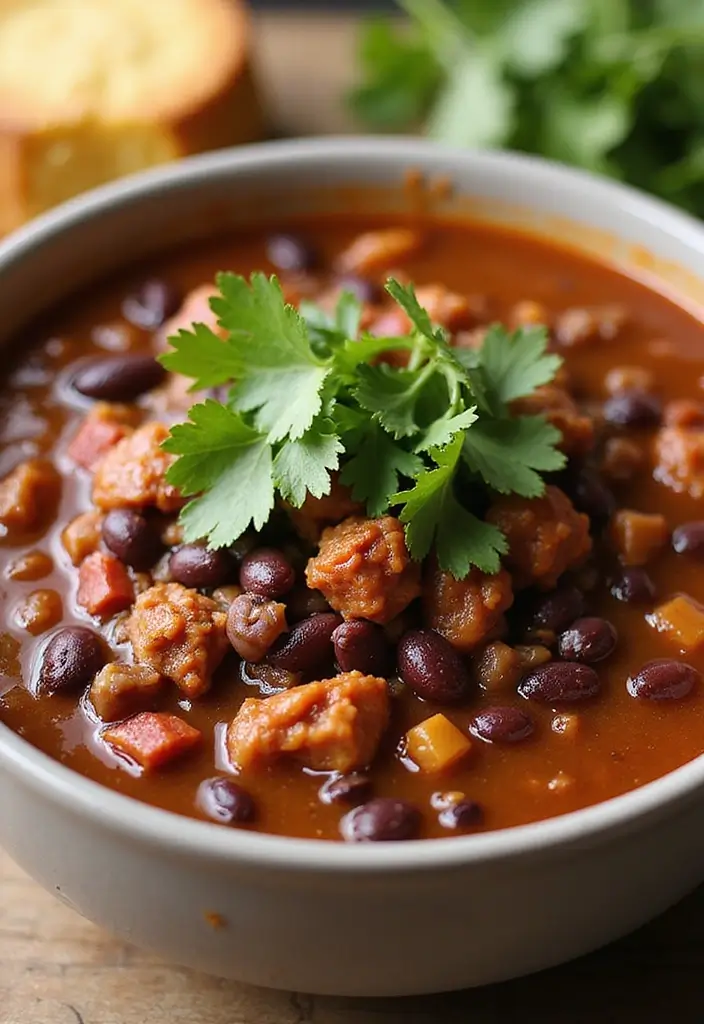 25 Spicy Pork Recipes for Flavor Seekers - 13. Spicy Pork and Black Bean Chili