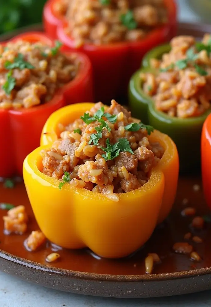 25 Spicy Pork Recipes for Flavor Seekers - 14. Spicy Pork Stuffed Peppers