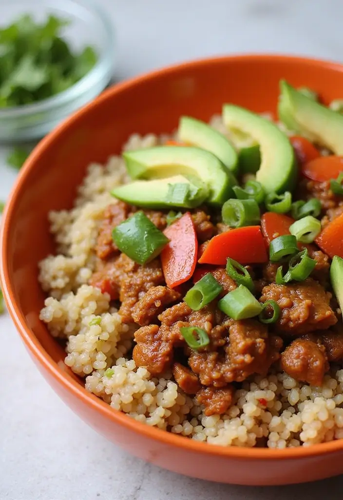25 Spicy Pork Recipes for Flavor Seekers - 16. Spicy Pork and Quinoa Bowl
