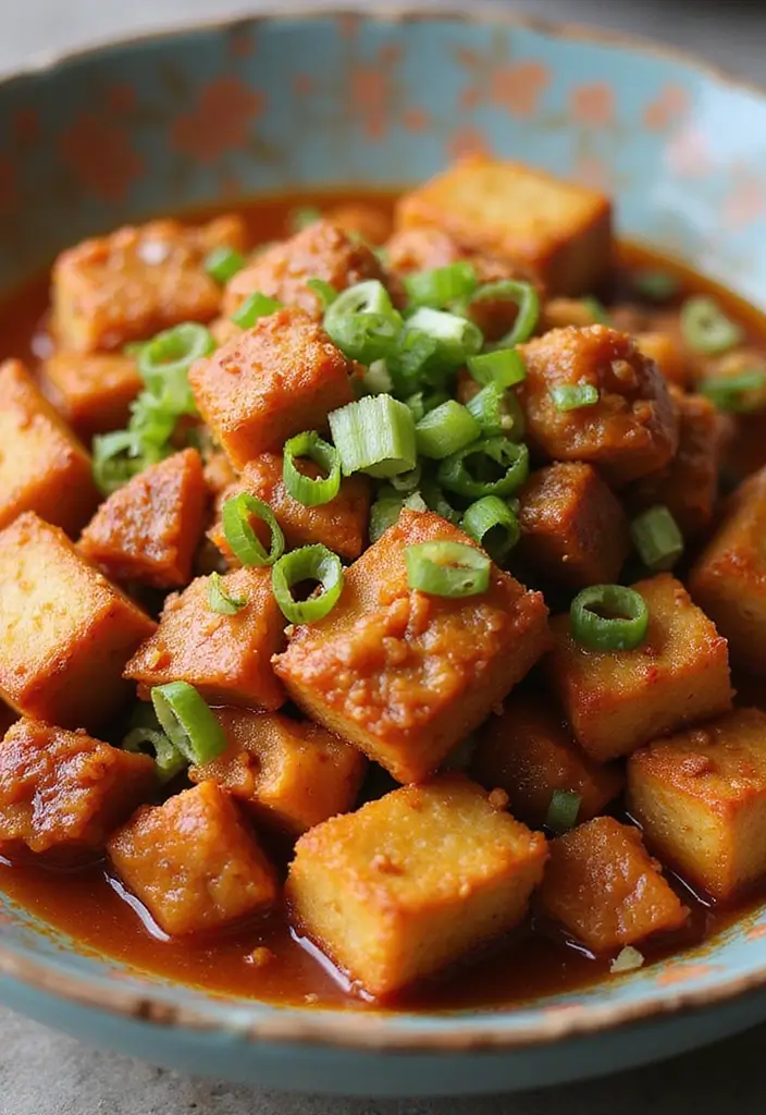 25 Spicy Pork Recipes for Flavor Seekers - 22. Spicy Pork Fried Tofu