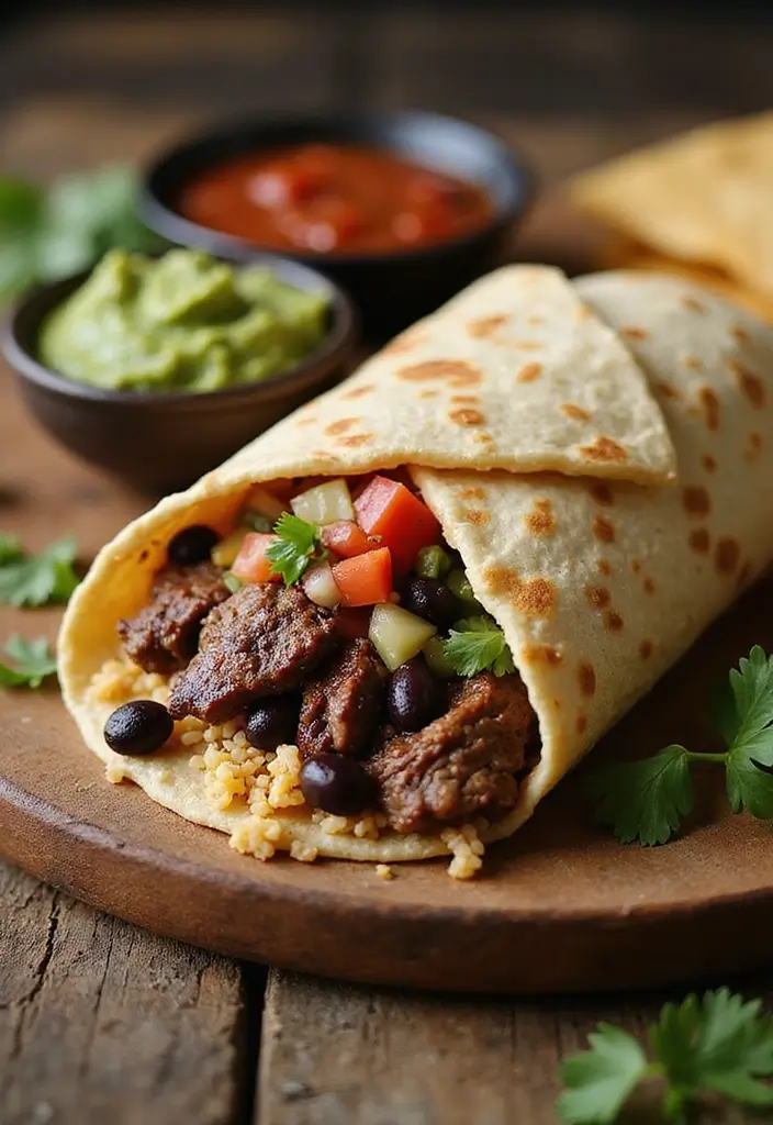 25 Steak Sandwich Recipes That Satisfy Big Appetites - 21. Steak Burrito