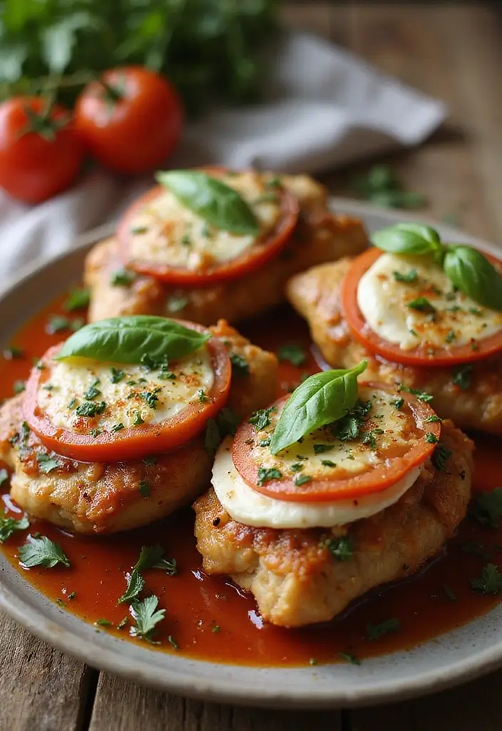 25 Stuffed Meat Recipes That Wow at Dinner - 10. Tomato Basil Stuffed Chicken Thighs
