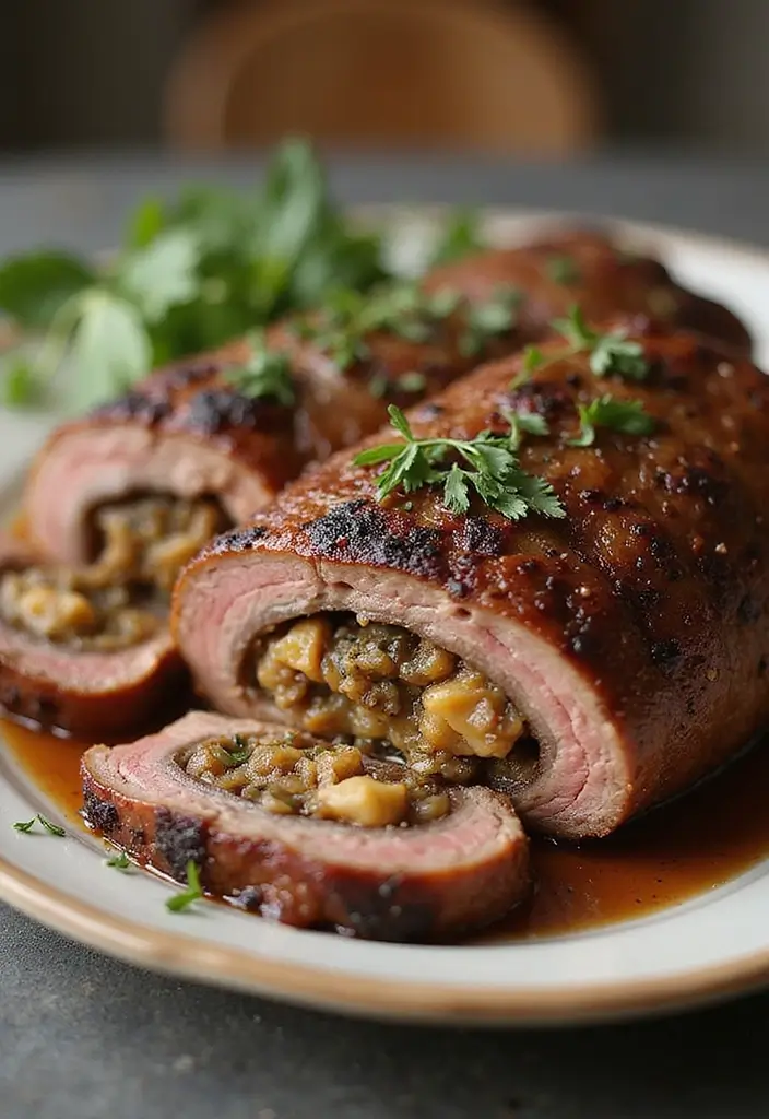 25 Stuffed Meat Recipes That Wow at Dinner - 16. Savory Stuffed Flank Steak