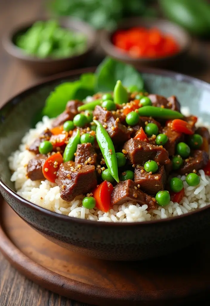26 Asian Beef Recipes That Are Bursting with Flavor - 26. Beef and Snow Peas Stir-Fry
