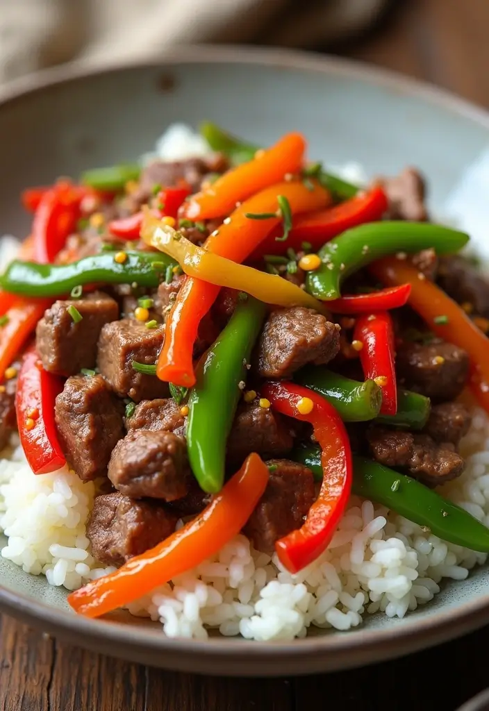 26 Asian Beef Recipes That Are Bursting with Flavor - 6. Chinese Pepper Steak