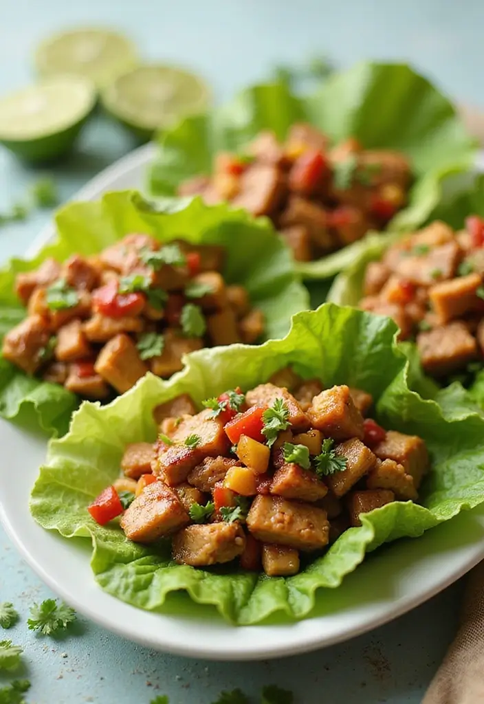 26 Asian Pork Recipes That Burst with Sweet Heat - 18. Pork Lettuce Wraps