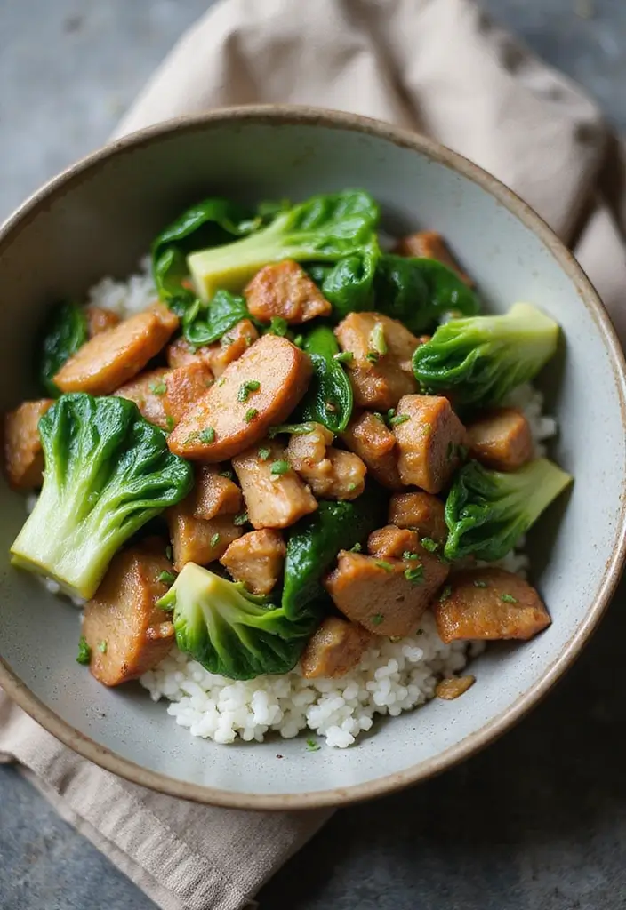 26 Asian Pork Recipes That Burst with Sweet Heat - 26. Pork and Bok Choy Stir-Fry