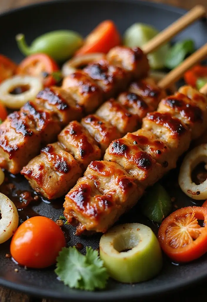 26 Asian Pork Recipes That Burst with Sweet Heat - 4. Japanese Teriyaki Pork Skewers