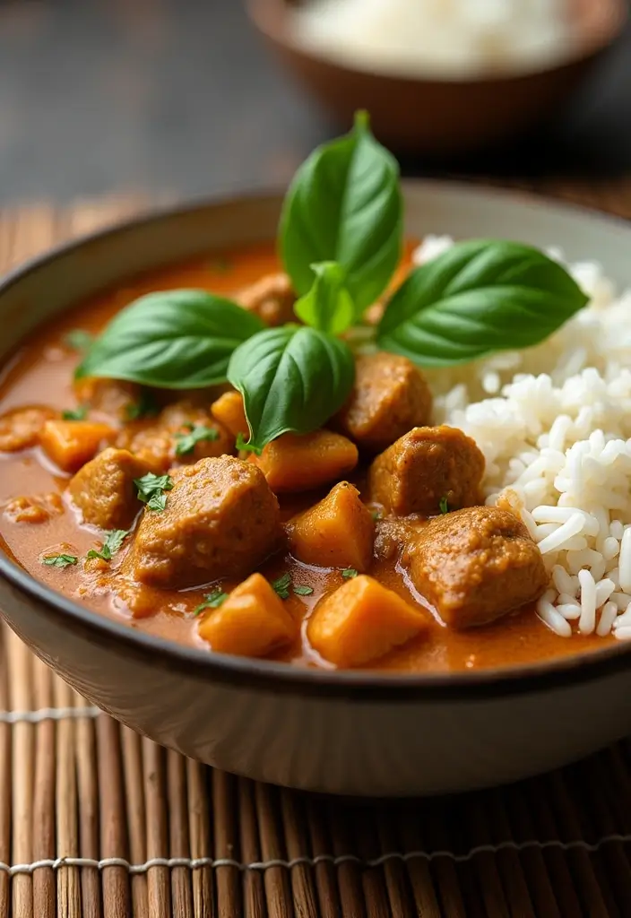 26 Beef and Rice Recipes for Quick Family Meals - 10. Thai Beef and Rice Curry