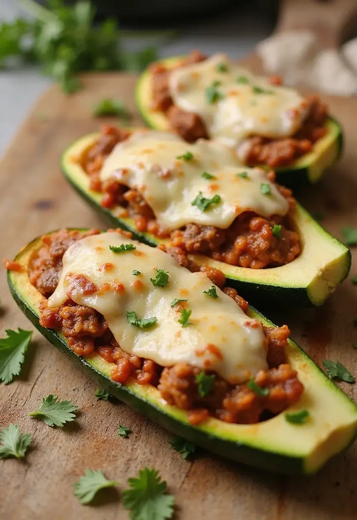 26 Beef and Rice Recipes for Quick Family Meals - 18. Beef and Rice Stuffed Zucchini