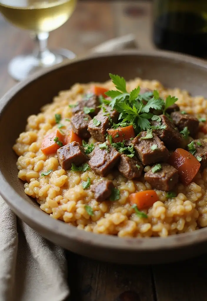 26 Beef and Rice Recipes for Quick Family Meals - 25. Beef and Rice Risotto