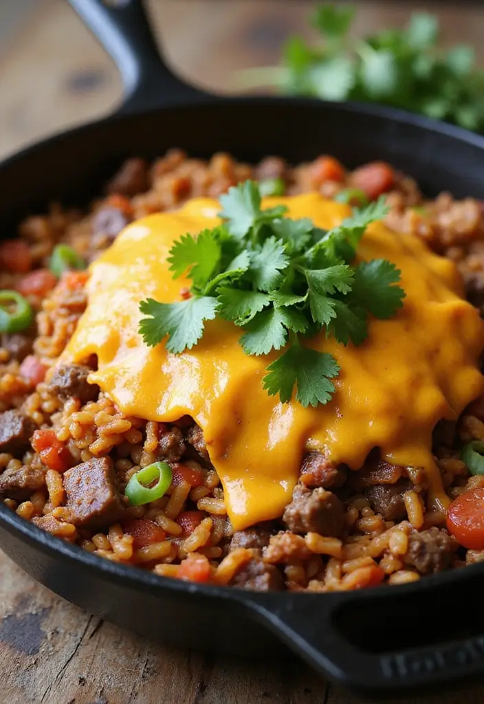 26 Beef and Rice Recipes for Quick Family Meals - 3. Mexican Beef and Rice Skillet