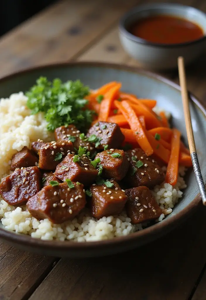 26 Beef and Rice Recipes for Quick Family Meals - 4. Teriyaki Beef and Rice Bowls
