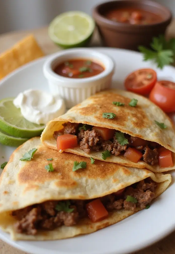 26 Budget-Friendly Beef Recipes for Families - 15. Beef Quesadillas