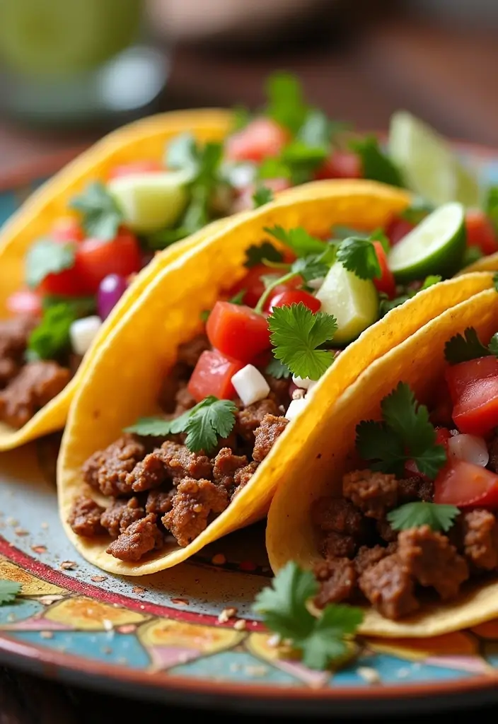 26 Budget-Friendly Beef Recipes for Families - 22. Beef and Bean Tacos