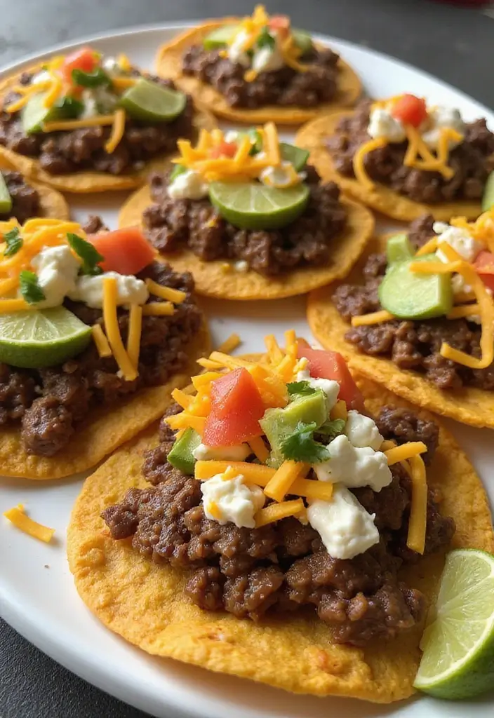 26 Budget-Friendly Beef Recipes for Families - 26. Beef Tostadas