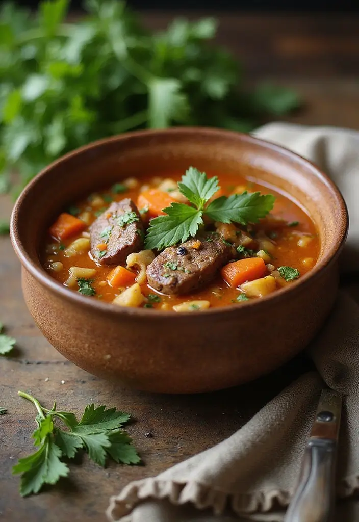 26 Budget-Friendly Beef Recipes for Families - 4. Beef and Vegetable Soup