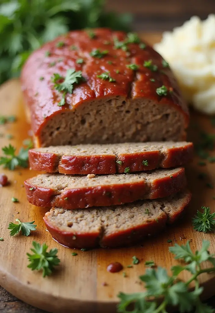 26 Budget-Friendly Beef Recipes for Families - 5. Meatloaf with a Twist