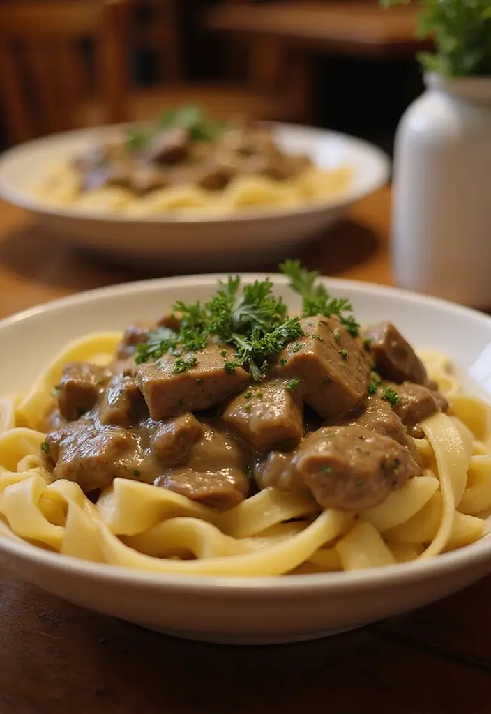 26 Classic Comfort Meat Recipes Everyone Loves - 10. Beef Stroganoff