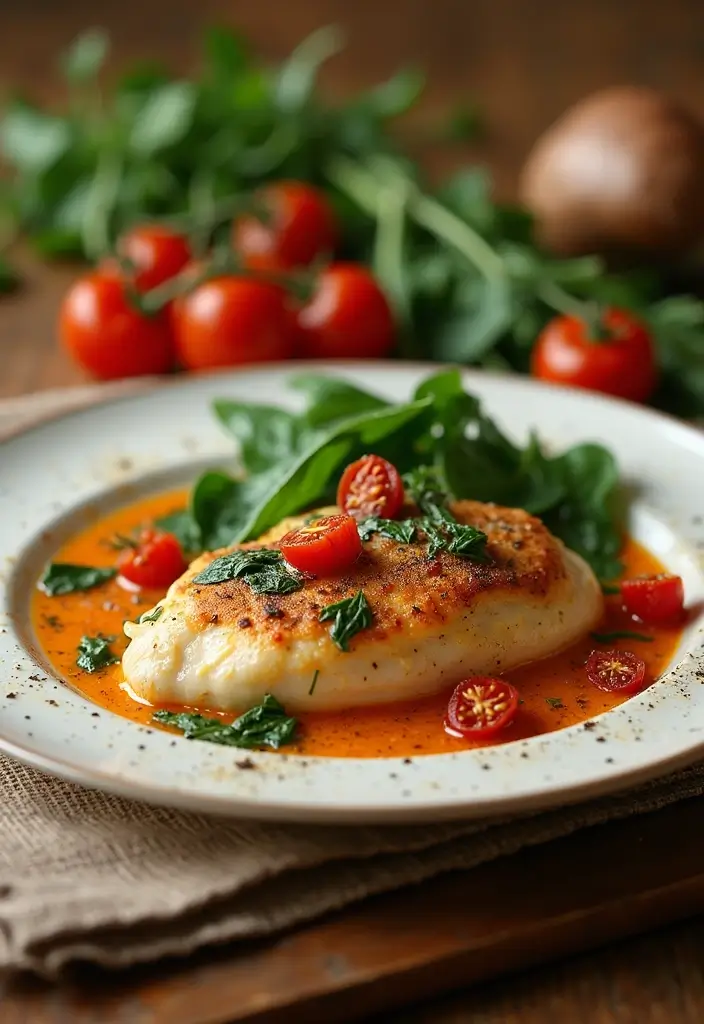 26 Classic Comfort Meat Recipes Everyone Loves - 17. Creamy Tuscan Chicken