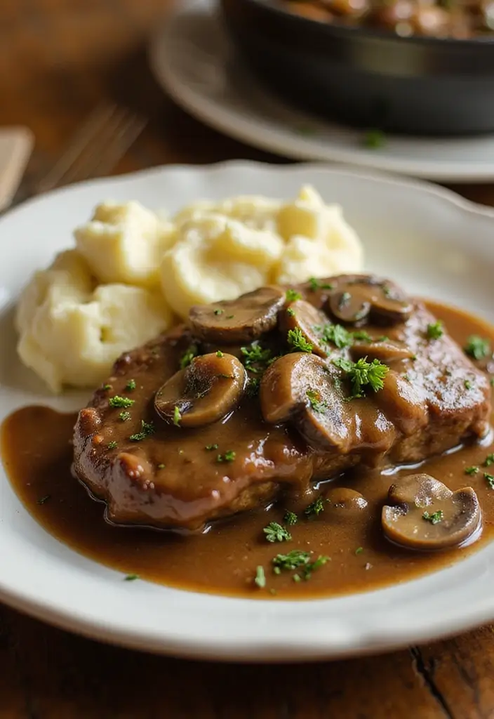 26 Classic Comfort Meat Recipes Everyone Loves - 9. Salisbury Steak