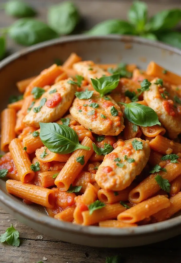 26 Creamy Chicken Pasta Recipes Everyone Craves - 6. Tomato Basil Creamy Chicken Pasta