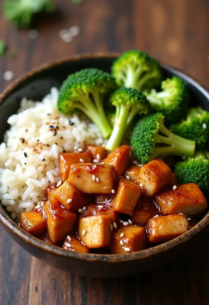 26 Easy Chicken Dinner Recipes for Busy Nights - 13. Teriyaki Chicken Rice Bowl