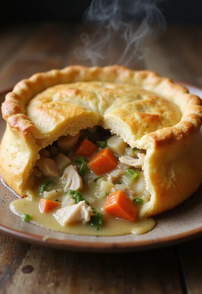 26 Easy Chicken Dinner Recipes for Busy Nights - 17. Chicken Pot Pie