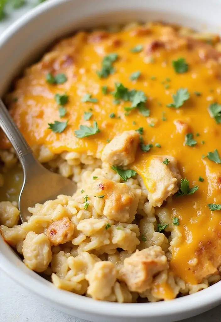 26 Easy Chicken Dinner Recipes for Busy Nights - 21. Chicken and Rice Casserole
