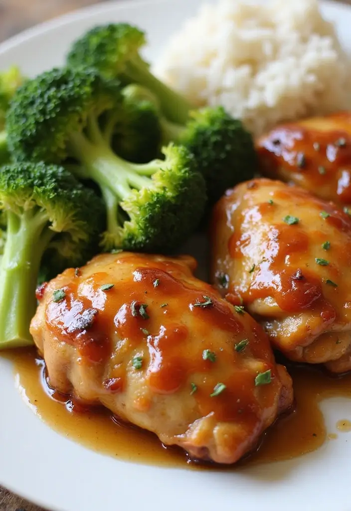 26 Easy Chicken Dinner Recipes for Busy Nights - 5. Honey Garlic Chicken Thighs