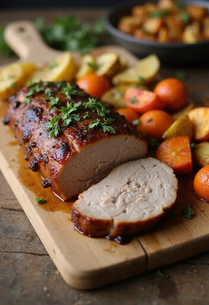 26 Glazed Pork Recipes That Look Gourmet - 1. Maple Balsamic Glazed Pork Tenderloin