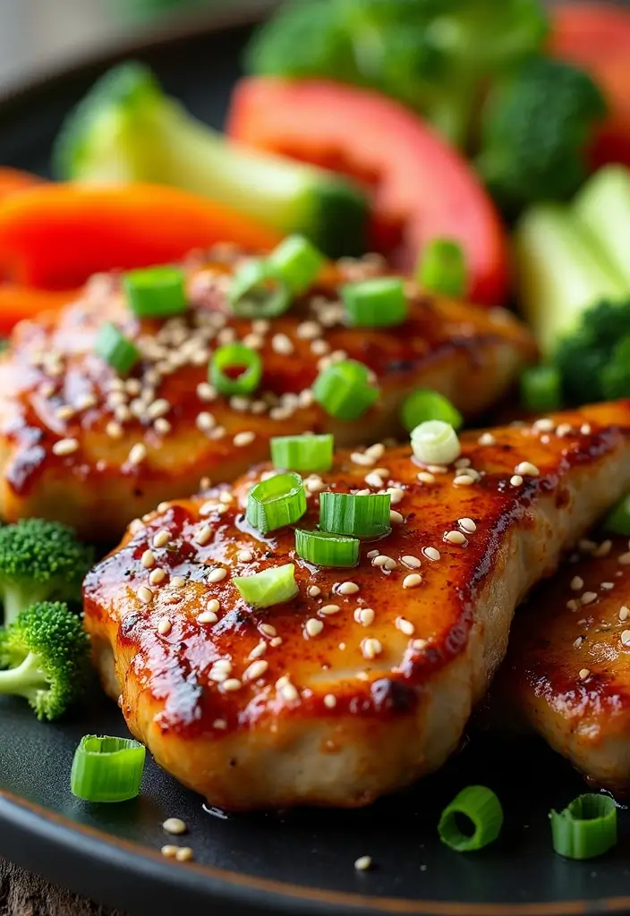 26 Glazed Pork Recipes That Look Gourmet - 2. Honey Garlic Glazed Pork Chops