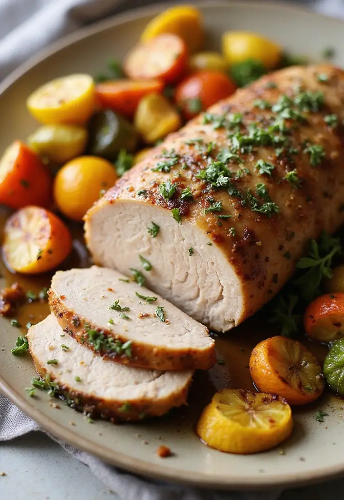 26 Glazed Pork Recipes That Look Gourmet - 21. Lemon Herb Glazed Pork Tenderloin